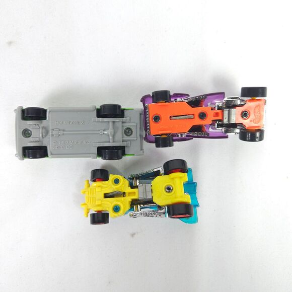 Vintage 90s Hot Wheels 1993 Speed Hook Launcher Race Cars 57 Chevy Alligator Top - Picture 9 of 9